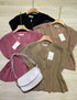 MATINEE V-Neck Button Down Knitted Tops